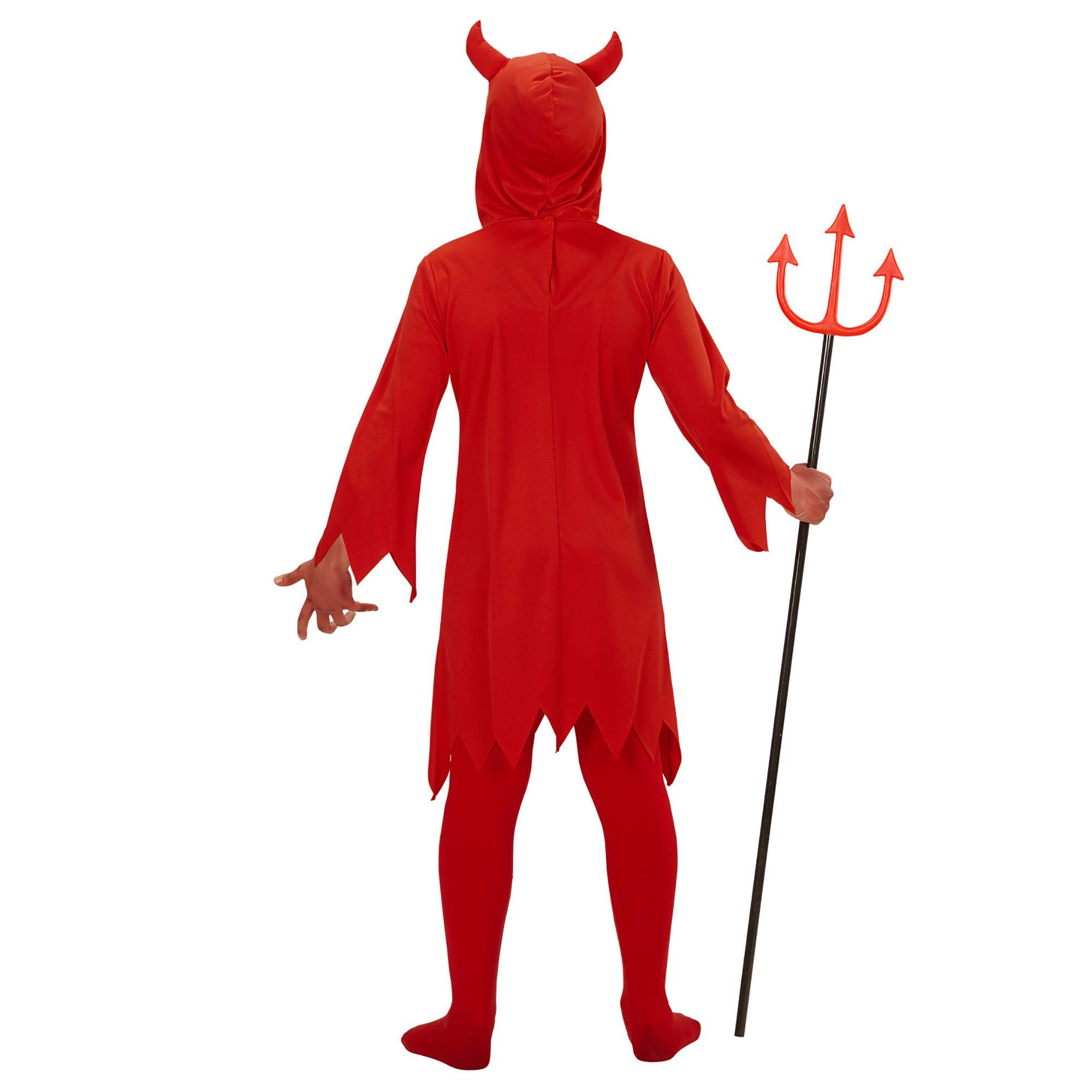Widmann Teufels-Halbmaske Aus Stoff – Für Halloween, Karneval & Mottopartys, Einheitsgröße