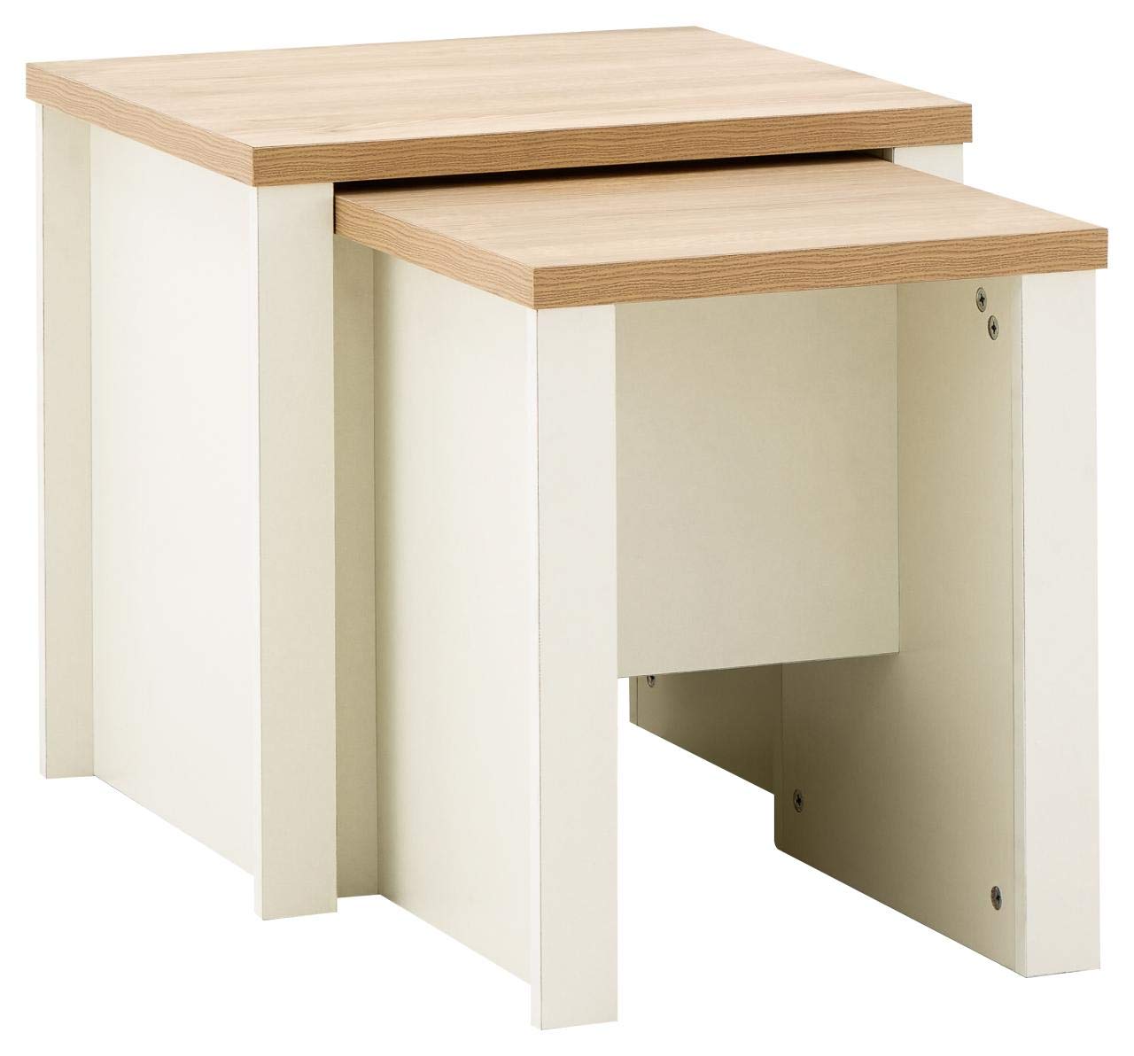 Gfw Lancaster Nesting Tables Cream from B&Q