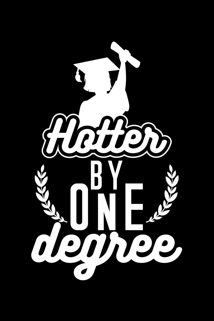 Hotter by one degree: 6" x 9" 120 pages dotted Journal I 6x9 dot grid Notebook I Diary I Sketch I Journaling I Planner I Kids graduation gift I class of 2018