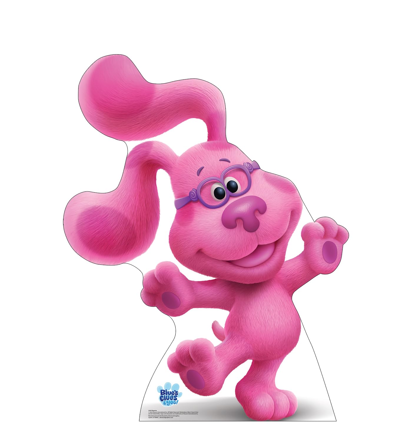 Cardboard People Magenta Life Size Cardboard Cutout Standup - Blue's Clues (TV Series)