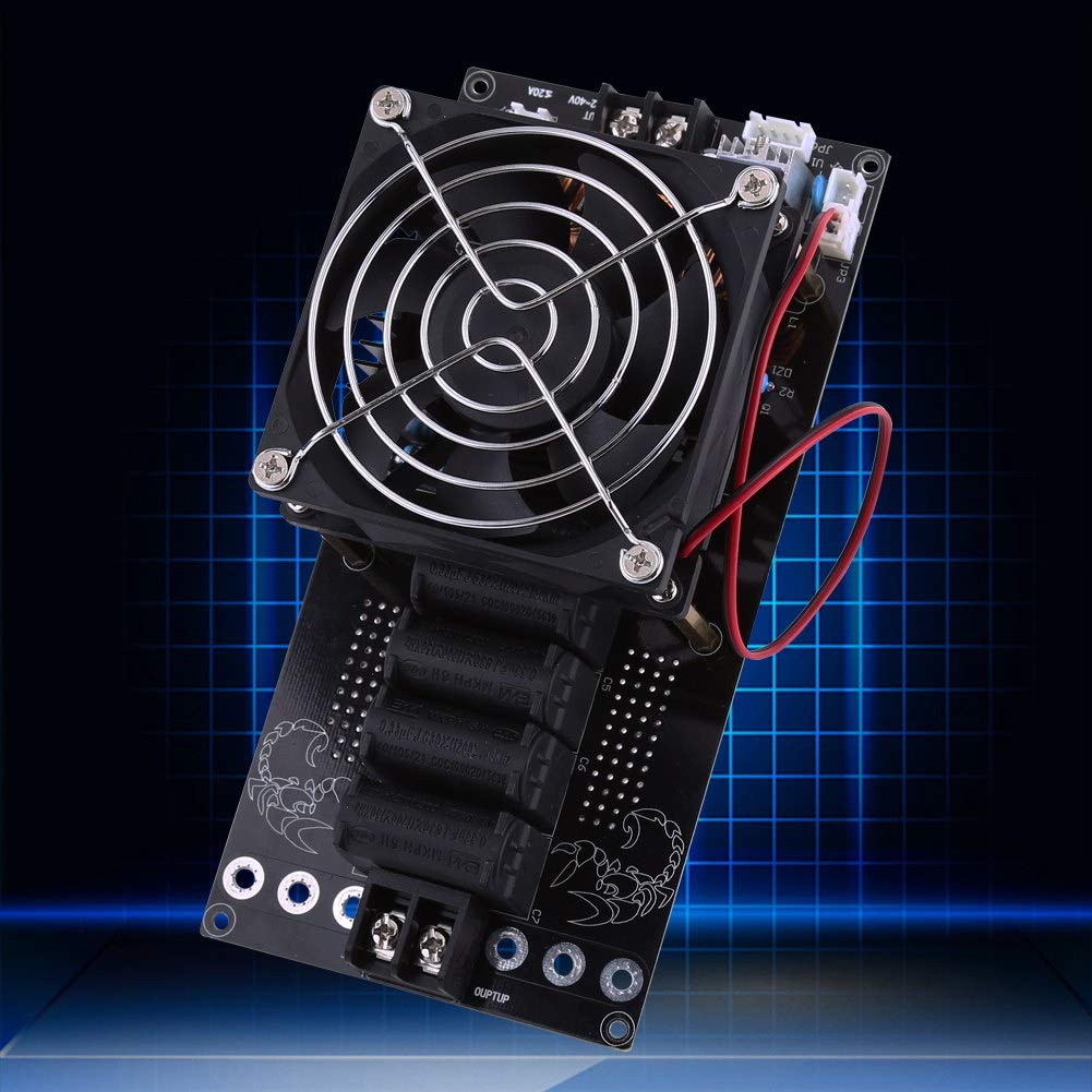 Placa calefactora, DC12-36V 20A 1000W ZVS Módulo de calefacción por inducción, calentador de bobina, fuente de alimentación Calefacción Placa calefactora de bajo voltaje, para bricolaje doméstico