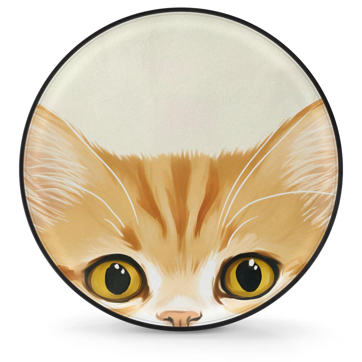 Spare Tire Cover for RV Trailer, Funny Cats Tire Covers Universal Fit for Travel Trailer Camper Jeep RV SUV Truck Waterproof Wheel Cover (15 inch for Diameter 27” - 29”)