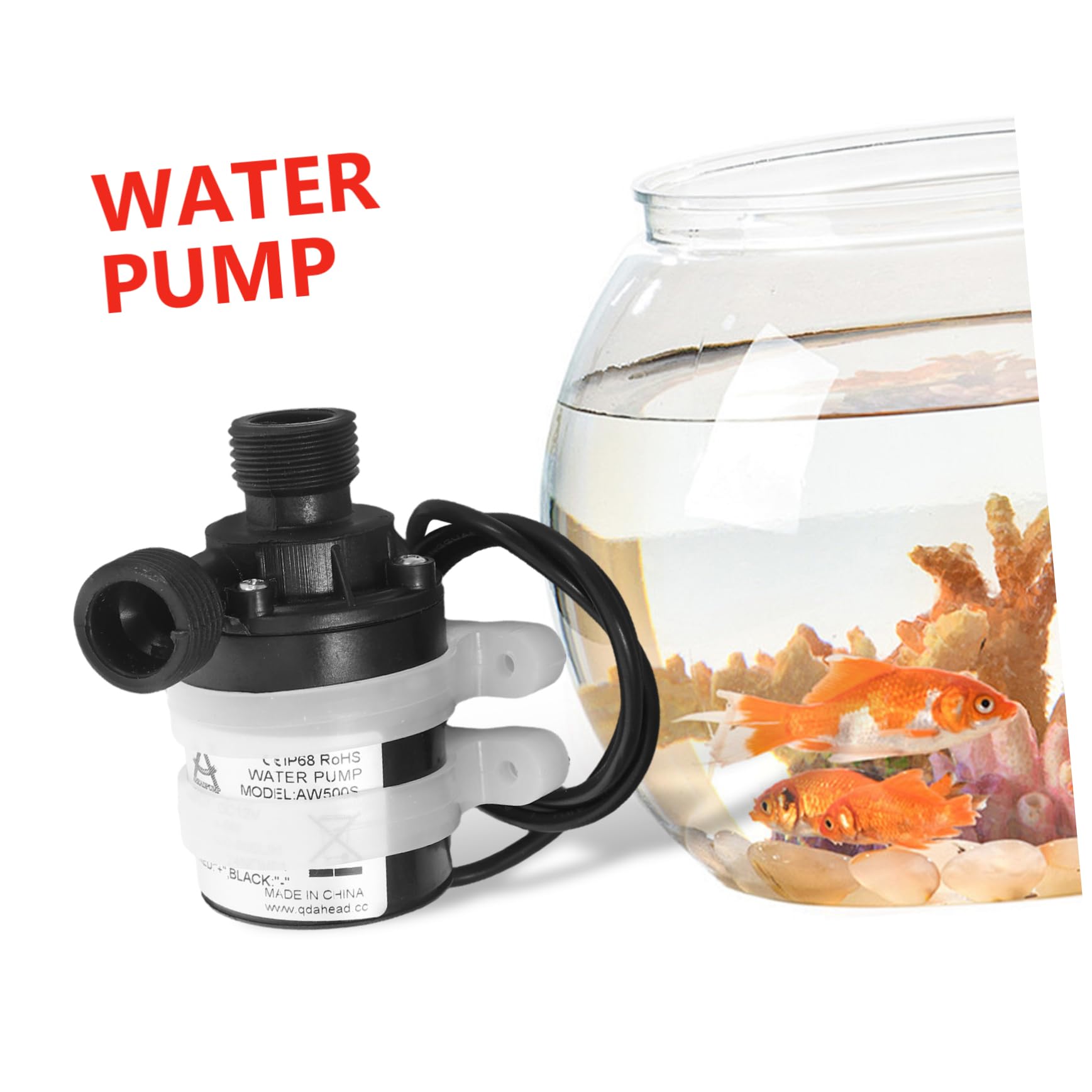 YARNOW Pompa Sommergibile Per Acqua Pompa Di Circolazione Per Acquario Serbatoio Per Pesci Laghetto Fontana Scaldabagno Solare Senza Spazzole Dc