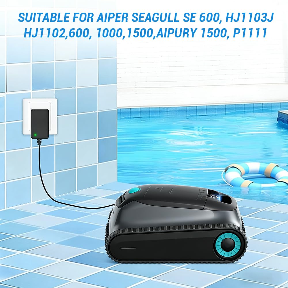 Cargador de 16.8V Compatible con Aiper Scuba S1 E1 Limpiador de Piscina Robótica Inalámbrica — view 5