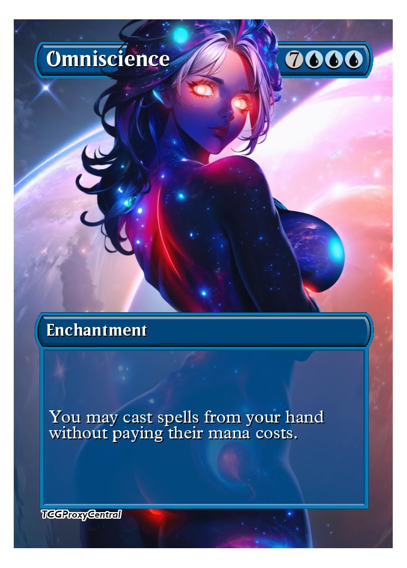 Amazon.com: 4x | Omniscience | Anime | Full Art | Foil or Non-Foil