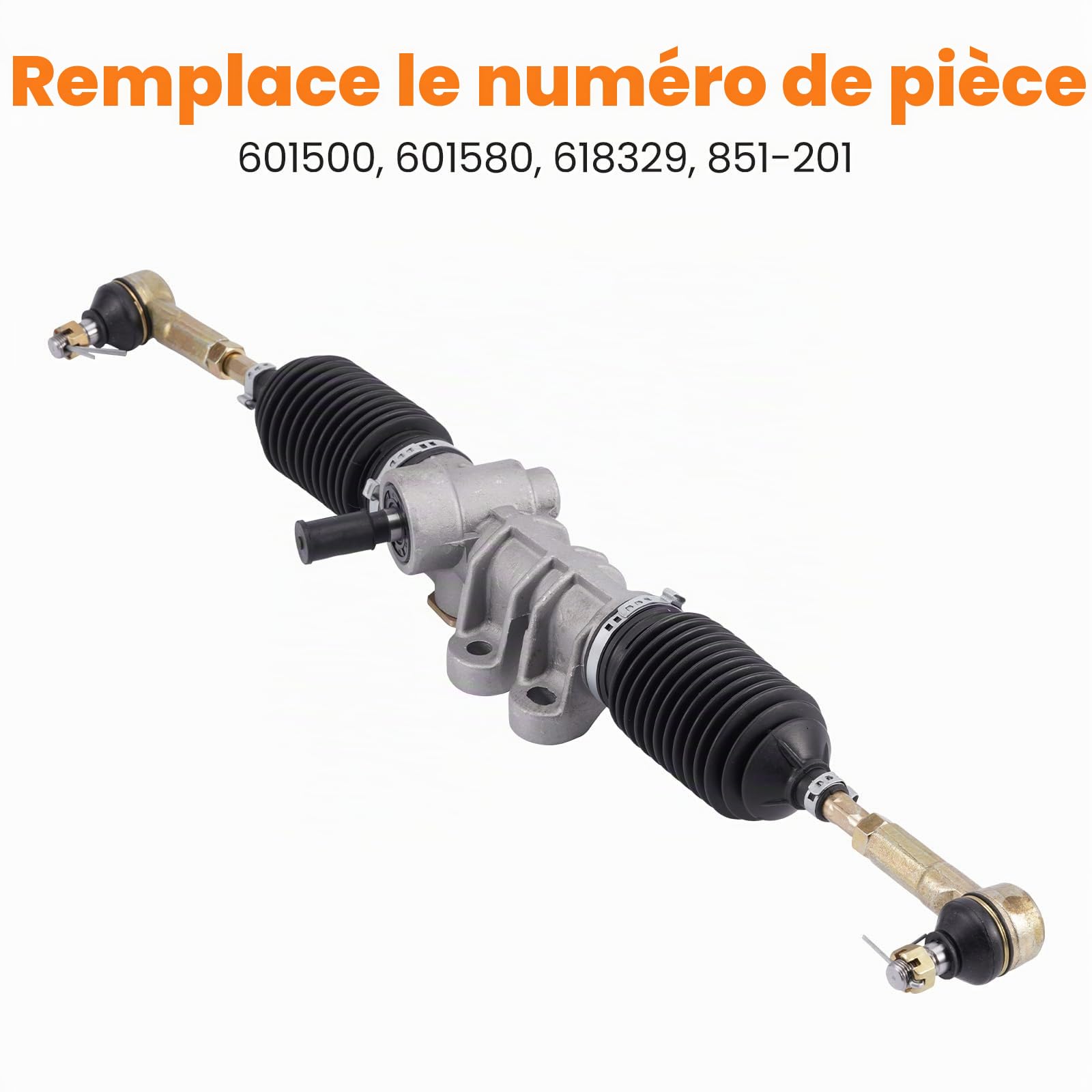 maXpeedingrods Boîte de direction à crémaillère pour golf RXV 2018-618329 | Versions essence et électriques Avec rotules de direction 601580 618329 851-201