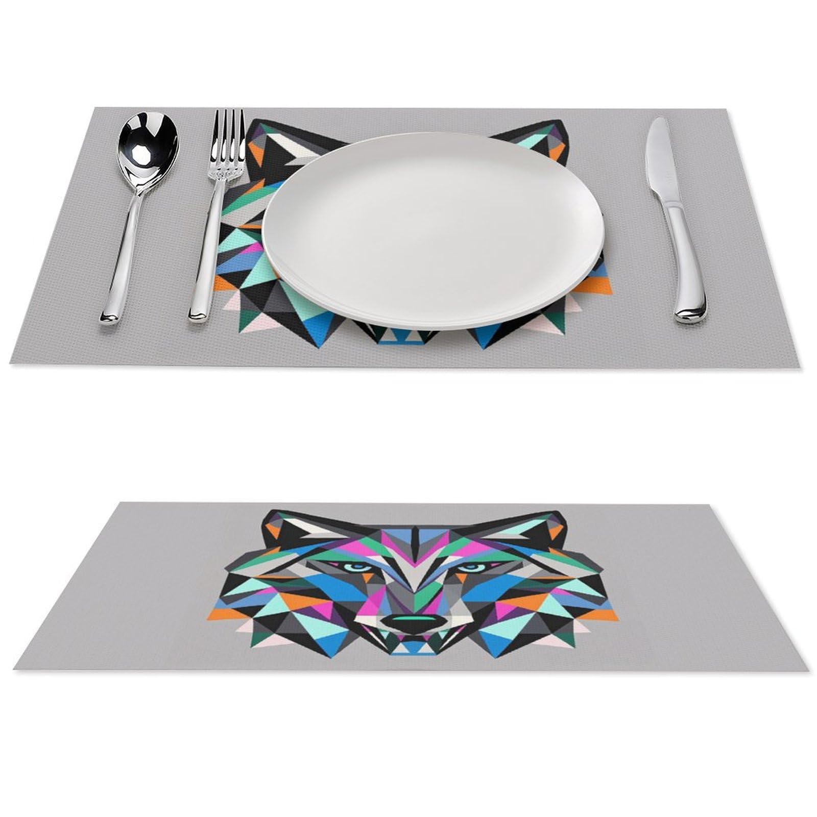 Set de table PVC résistant chaleur pour protéger table bois