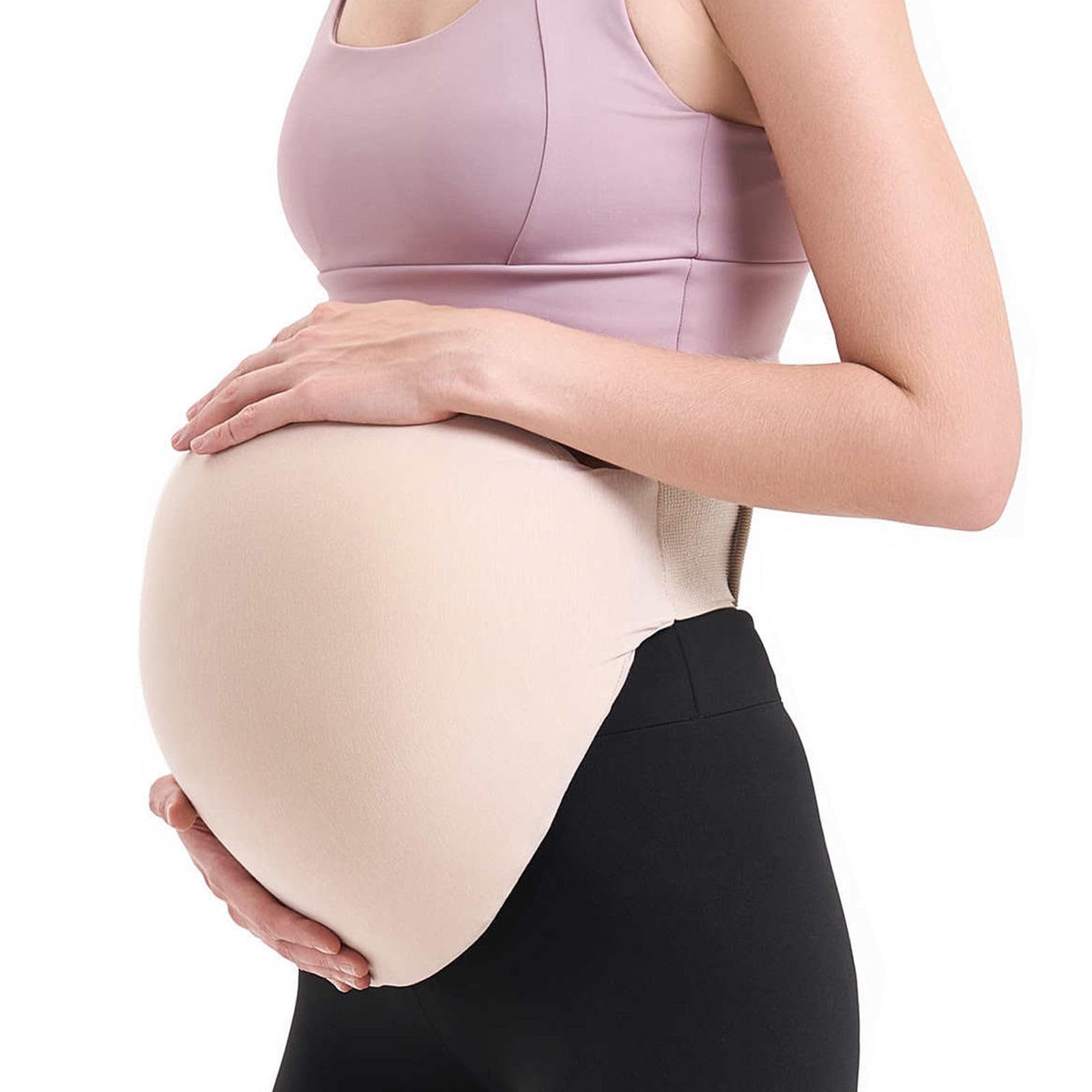 Seedollia Fake Pregnancy Fake Pregnant Belly With Memory Foam Santa Big Belly Party Costume