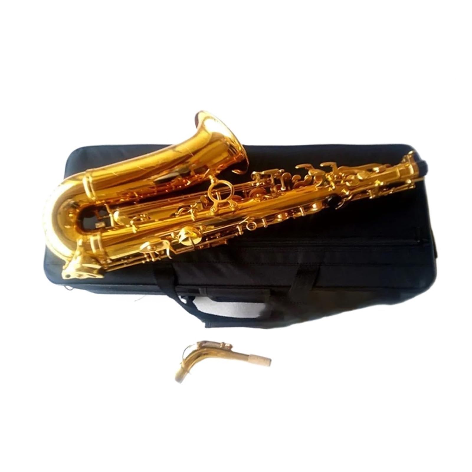 Sassofono Contralto Mi Bemolle Strumento Professionale Ottone Placcato Oro Sassofono