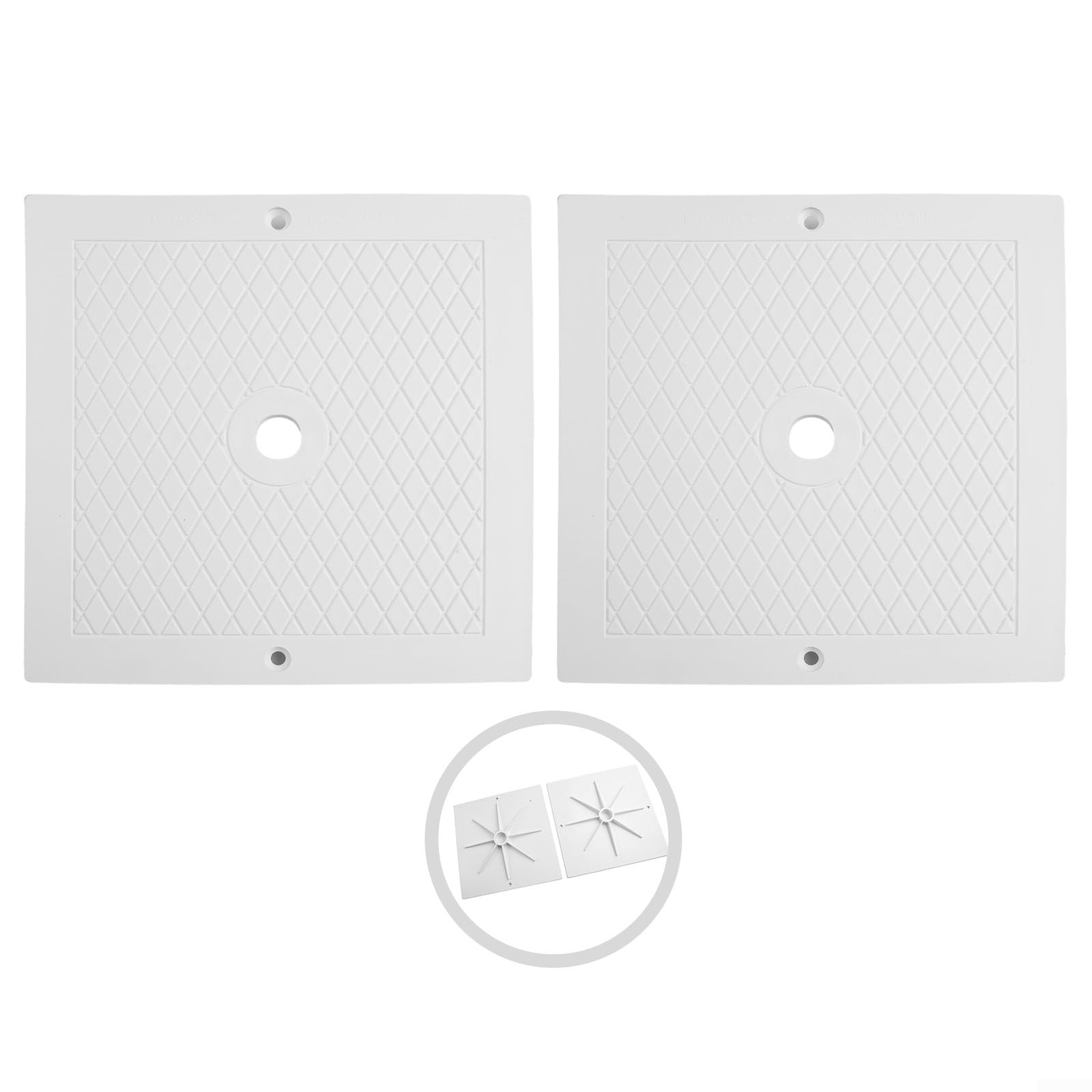 Lot de 2 couvercles de rechange pour écumoire pour Hayward SPX1082E, SP082, 1083-1086 25,4 cm