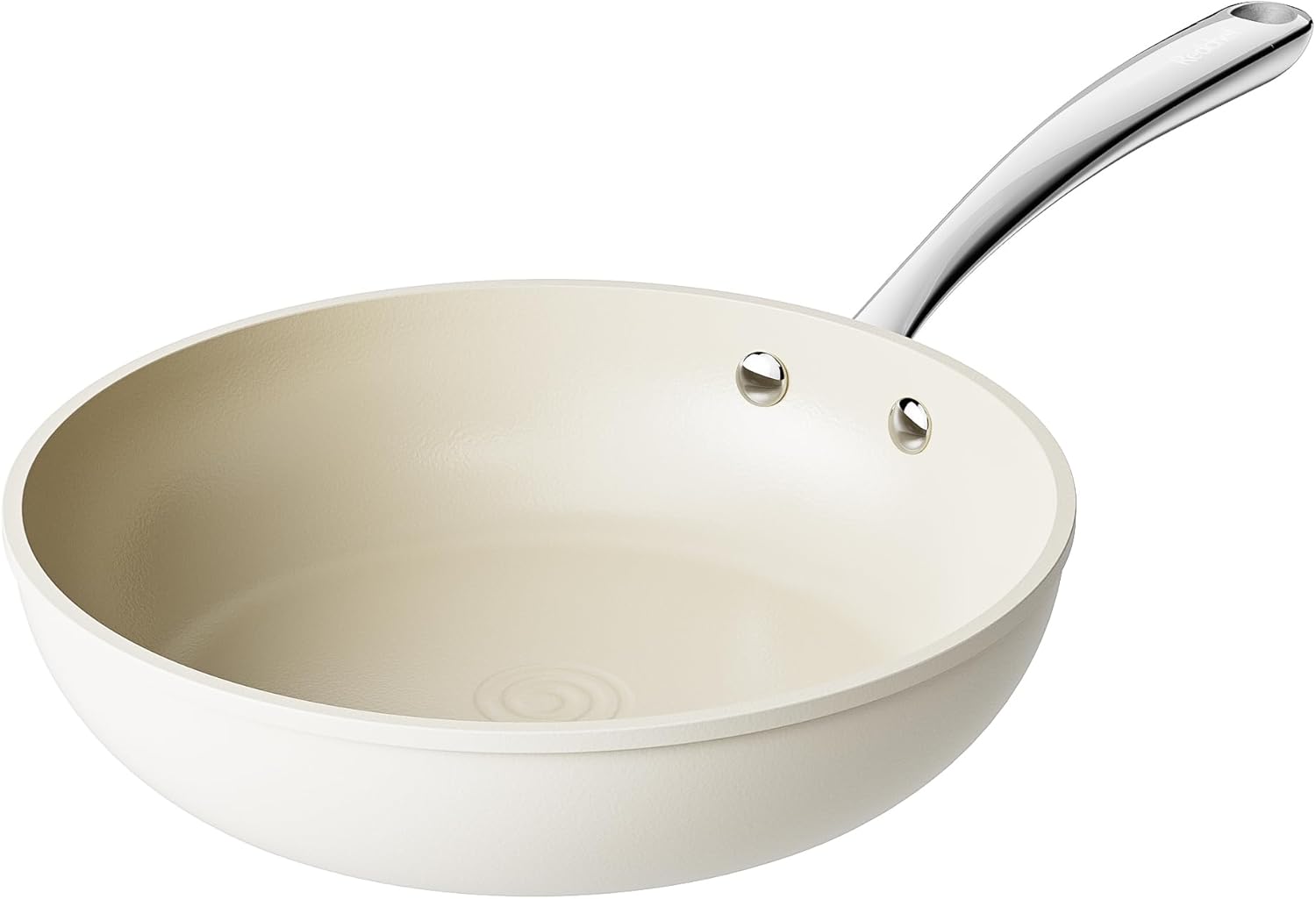 Redchef Ceramic Non Stick Frying Pans Skillet, Omelette Egg Pan with Stay Cool Handle, Ceramic Chef Pan for Cooking Non Toxic, PFOA & PFAS Free, Induction Compatible, Dishwasher Safe(Beige, 9.5-Inch) (9.5-Inch Frying Pan) Thumbnail