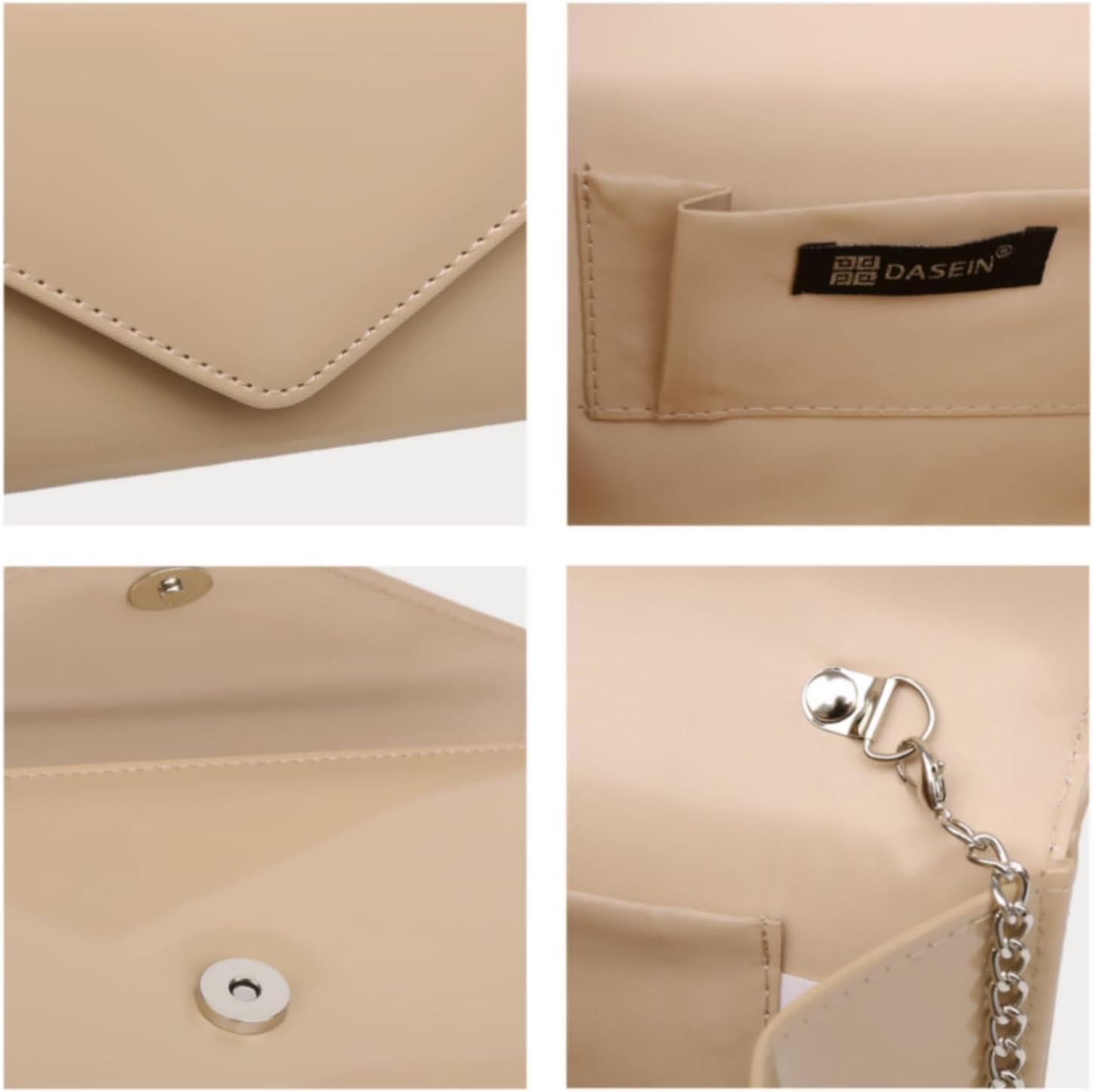 Dasein Women Glitter Evening Bags Formal Clutches Wedding Purses Party Dressy Clutch Purse Cocktail Prom Handbags - Image 6