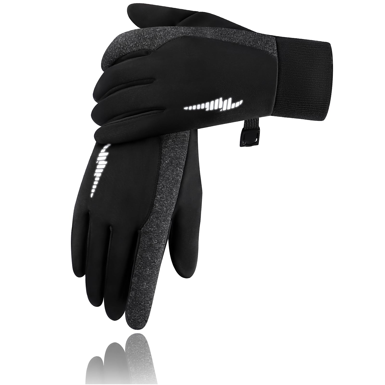 Duoyeree Kids Winter Gloves Warm Touchscreen Windproof Water Resistant Soft Lining Cycling Skiing Gloves for Boys Girls
