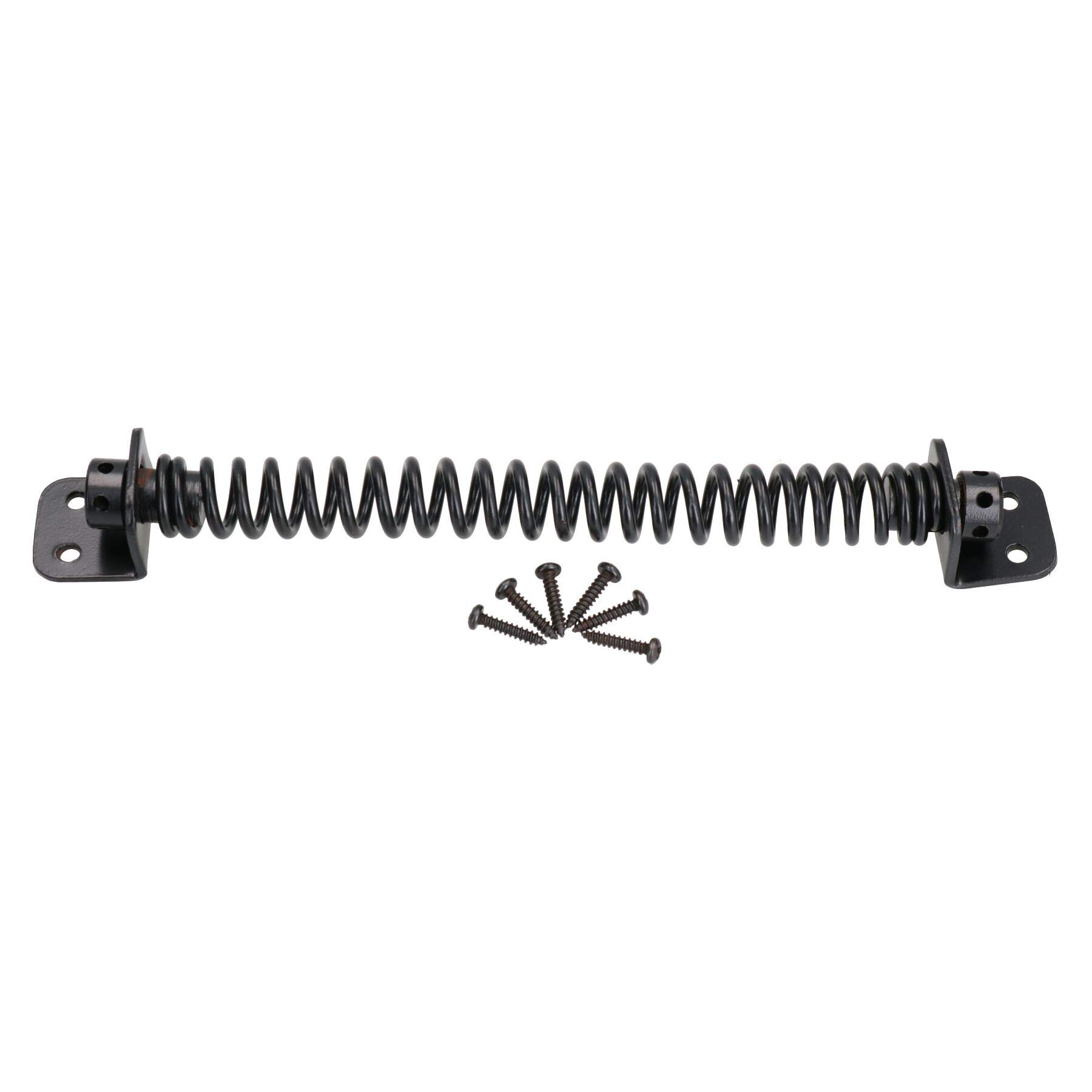 10" Gate Spring Weatherproof Steel Garden Shed Garage Door Closer Adjustable