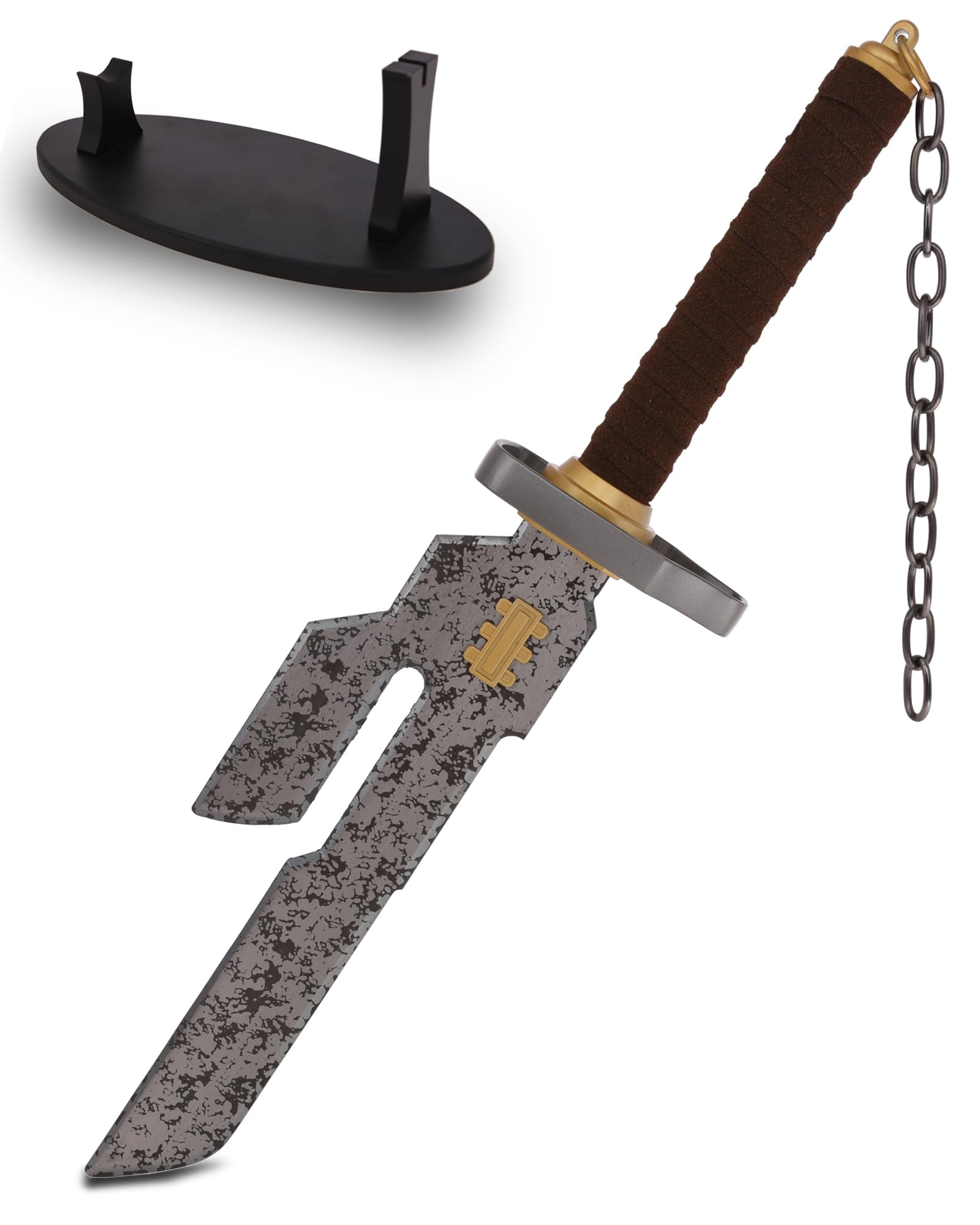 17.7'' Jujutsu Kaisen Sword Fushiguro Toji Sword Metal 1:1 Replica Sword Not Sharp, Equipped with Display Rack, Suitable for Cosplay and Decoration