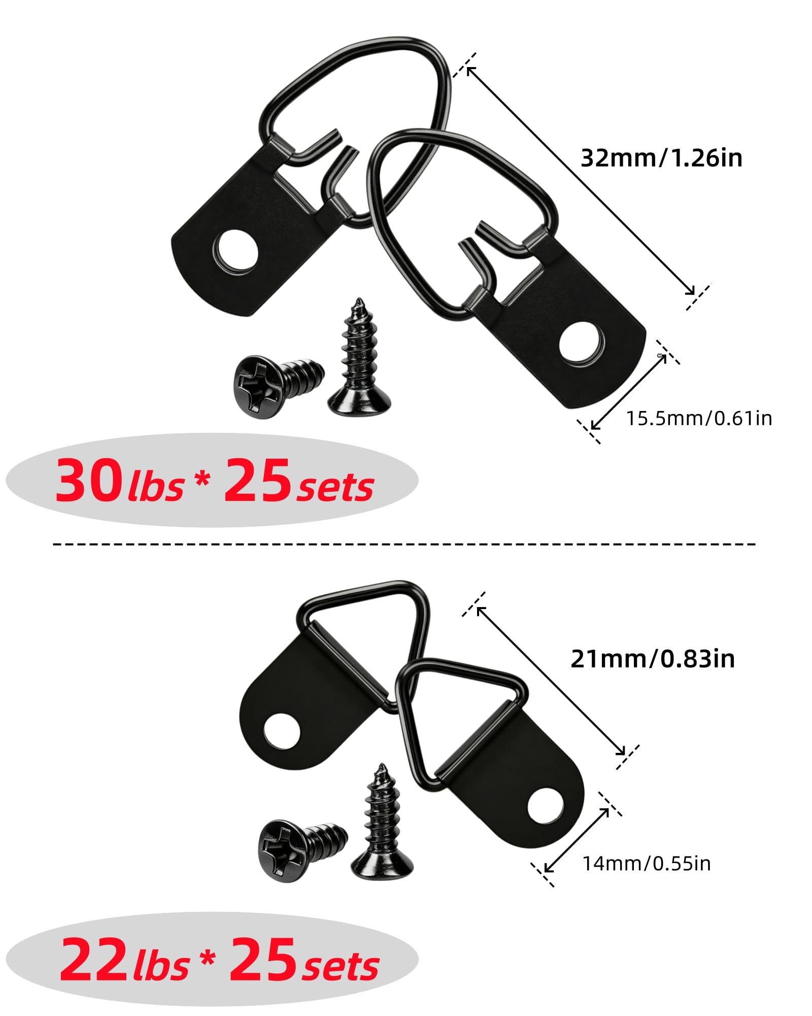 Picture Hanging Kit - 251pcs Heavy Duty Hardware -3