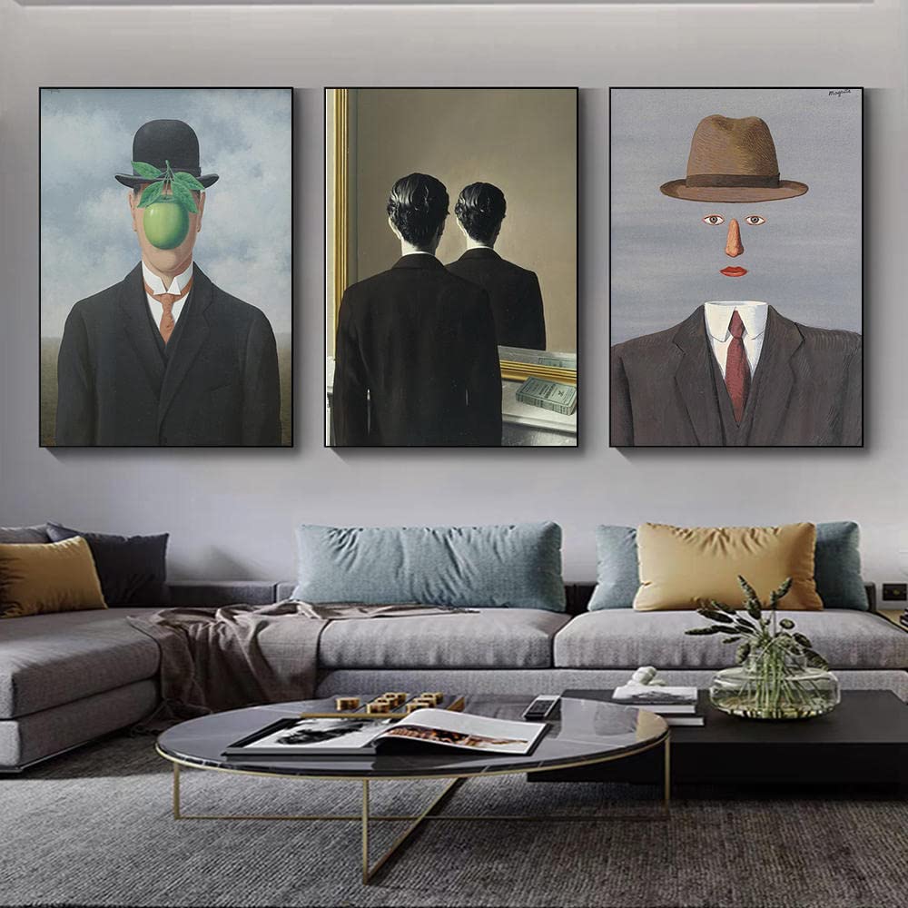 Amazon.co.jp: 人の子Rene Magritte ルネ・マグリットポスター名画