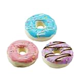 3pcs Realistic Artificial Fake Donuts, Artificial Donut Dessert Food Decoration for Realistic Birthday Home Kitchen Party Decoration Display Photography Props