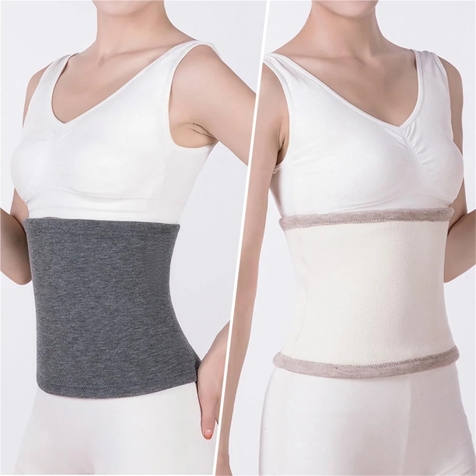 Scaldareni 2/3 pezzi inverno addensare scaldavita termico cintura di supporto lombare protezione addominale stomaco fascia avvolgente for l'inverno Fascia Lombare Lana