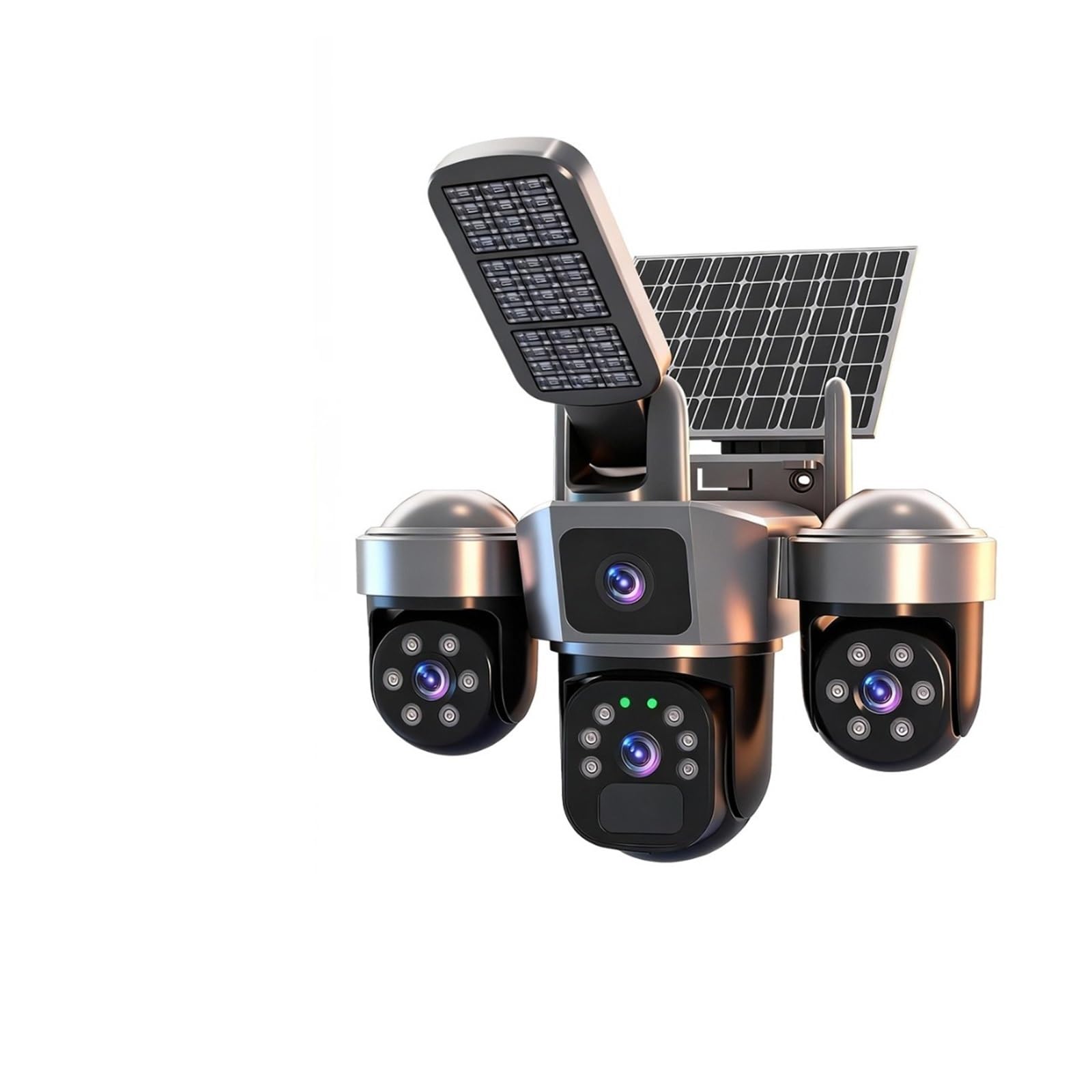 Oshpmbdlyfj 6Mp 4G No Card 6Mp Auto Tracking Ptz Solar Camera Outdoor Wireless, Human Detection Pir Wifi Ip Camera With Siren, 2K Solar Powered Cctv(6Mp 4G No Card)