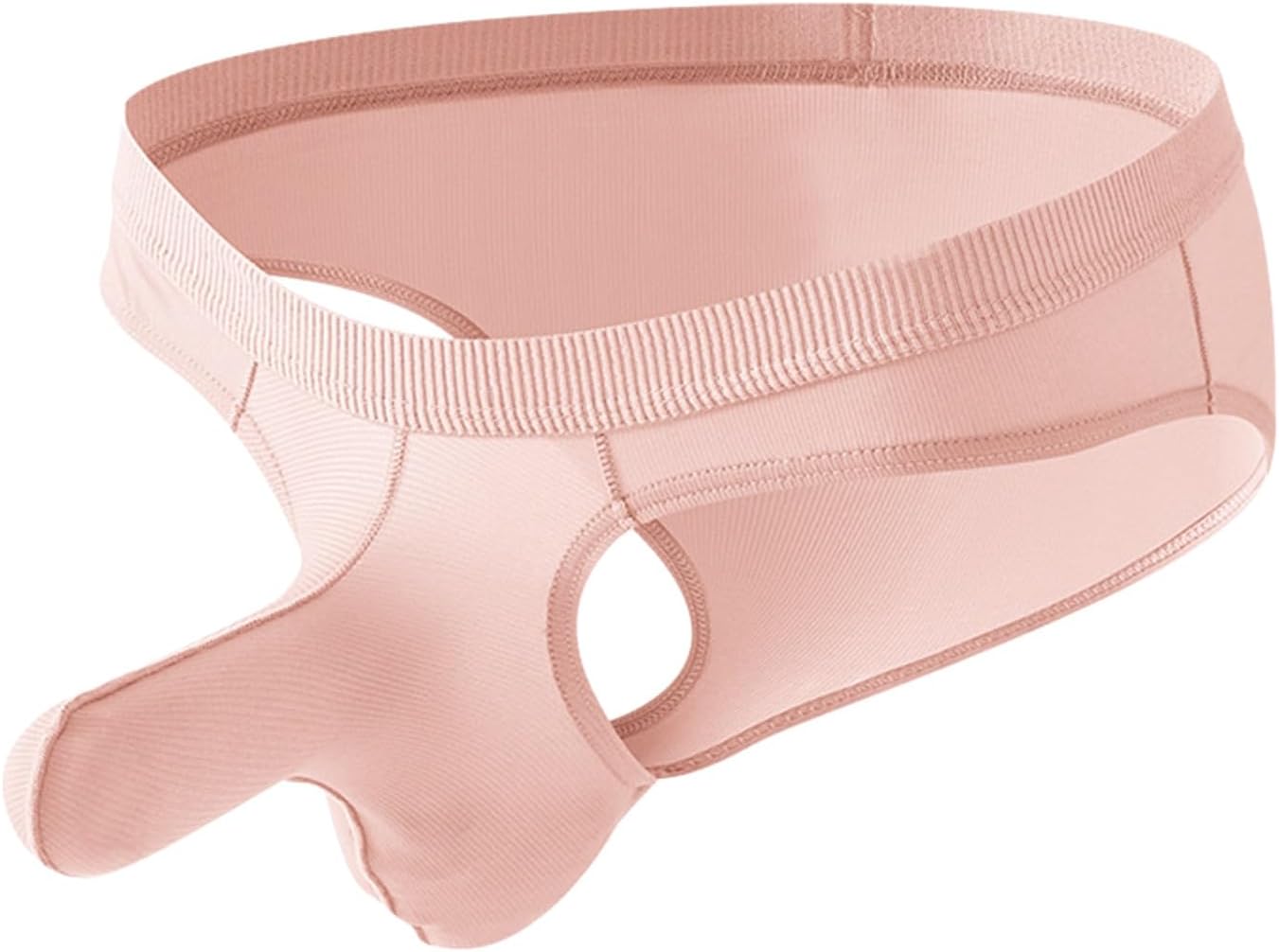 Boxers for Men Sexy Ice Silk Seamless Stretch Trendy Comfortable Casual Loose Light Stretchy Elastic Ultra Thin Quick Dry Elastic Pink