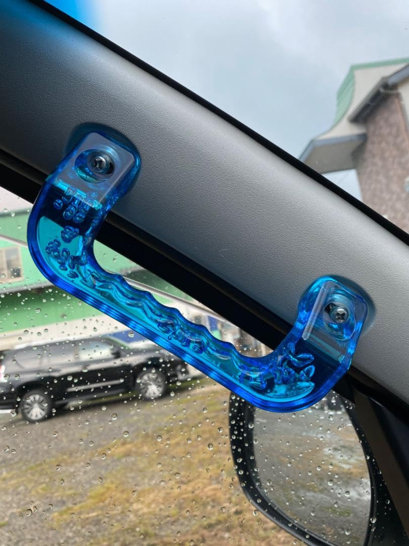 Amazon | キャリー兼用 クリスタル 泡 アシストグリップ ブルー