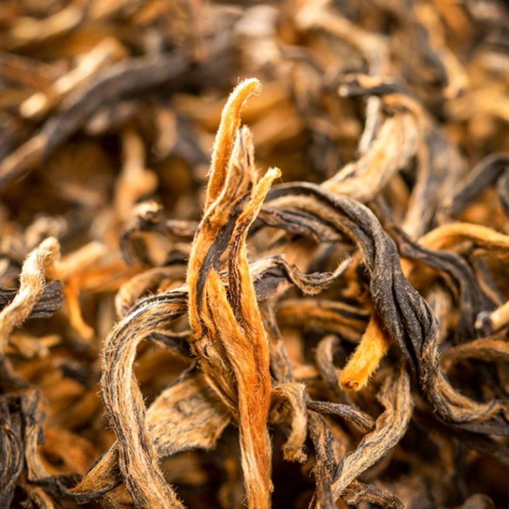 Thé Noir Dianhong 500g-Yunnan Fengqing Thé Noir Parfumé Aux Fleurs De L'arbre Ancien - Boîte Exquise