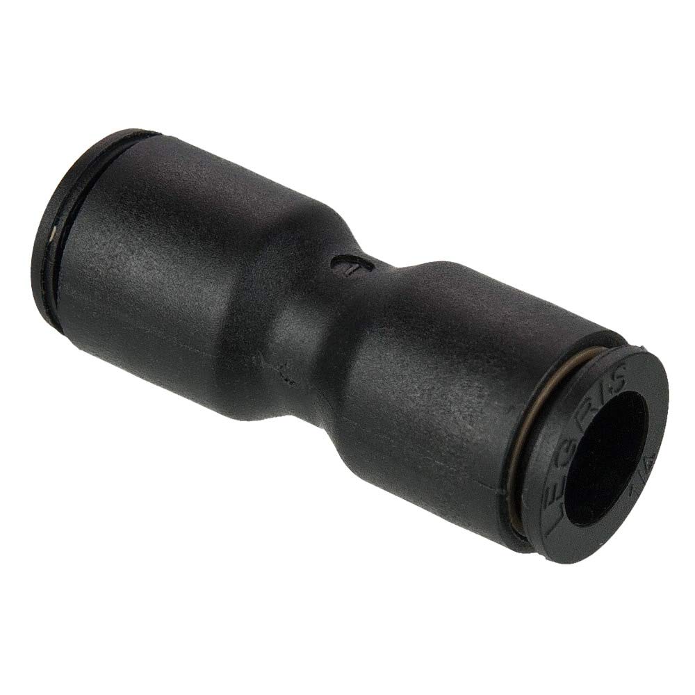 Parker Legris 32PLP-4-pk20 Push-to-Connect Fitting, Inline Union, 1/4" Tube OD, Nylon (Pack of 20)