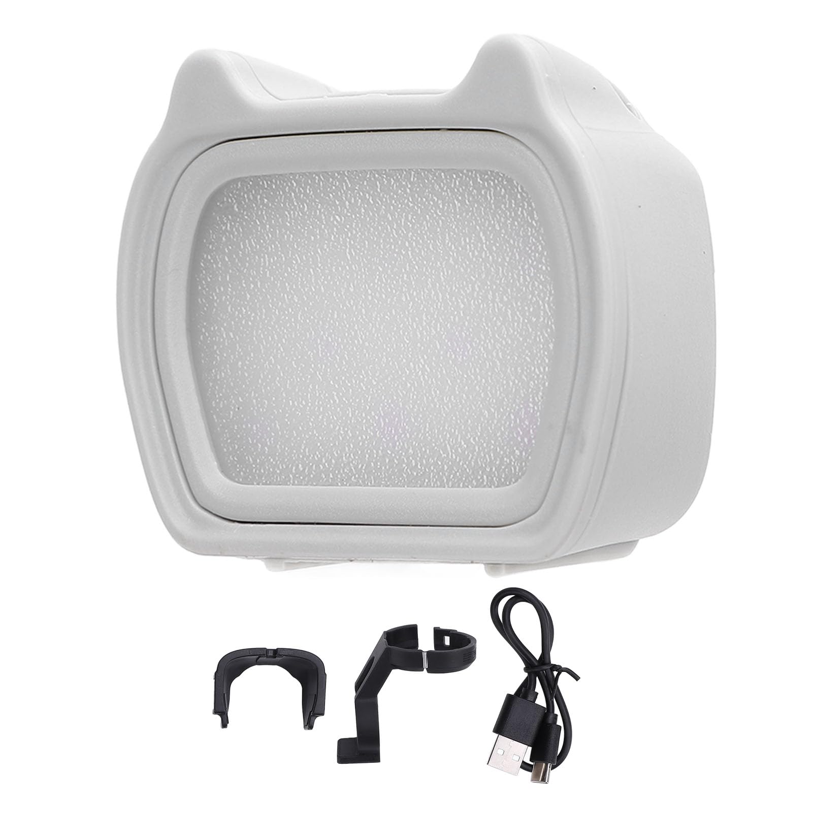 LED-Videoleuchte für 3, 3 Farben Verstellbares und Wiederaufladbares Fülllicht, Selfie-Licht, Magnetische Halterung und Befestigungsclips, Action-Kamera-Zubehör
