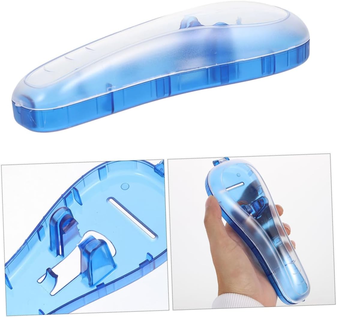 Beavorty 4pcs Travel Case Shaver Storage Box Protective Cover Portable Organizer for Men Women Material for Daily Use and Travel image 4
