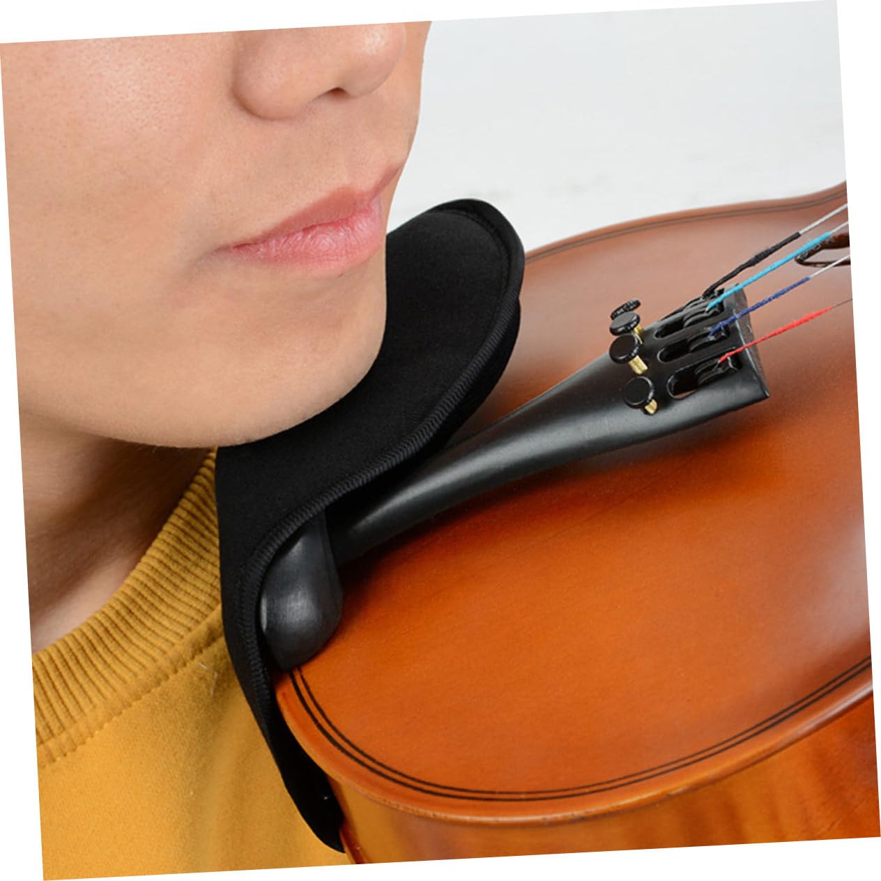 ibasenice 5 Piezas De Reposapiés Ergonómicos Para Violín De Tamaño 1/4 Cómodo Acolchado Para Los Hombros