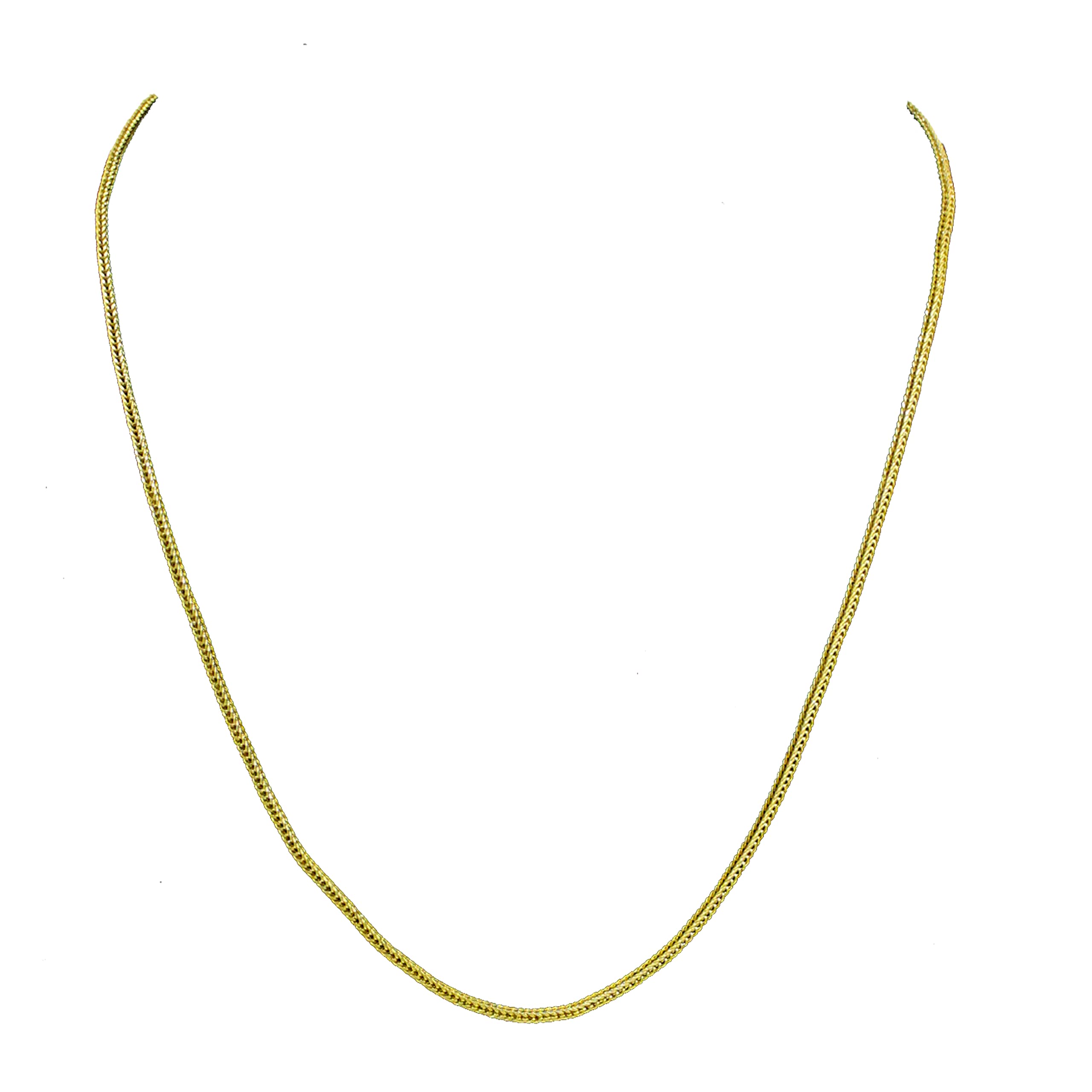 SAIYONI Gold Plated Brass Metal 18 Inch Womens Chain - (CH075) (B09N1N12F4) Amazon Price History, Amazon Price Tracker