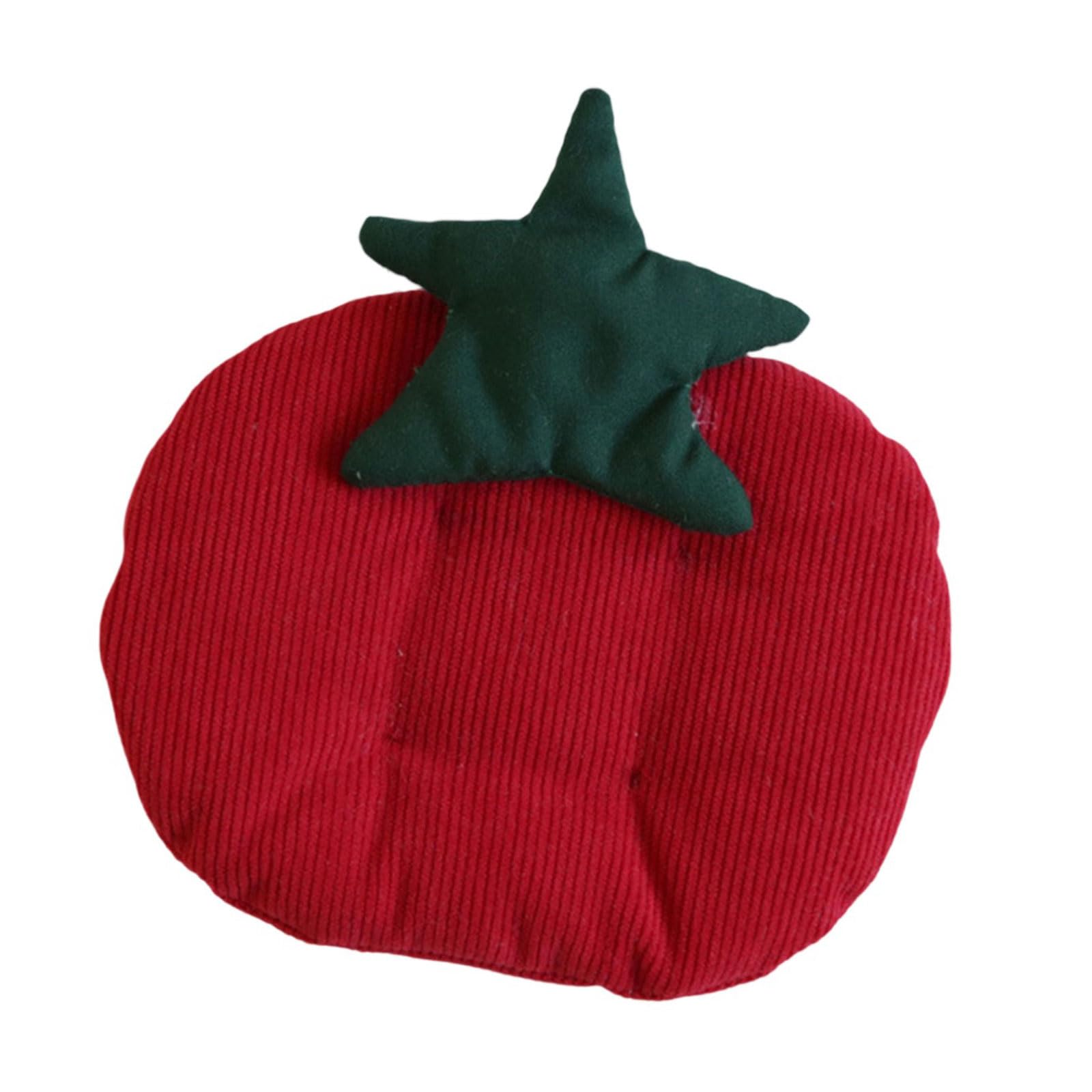 Zbiianxer B Cotton Coasters Tomato Shape Kitchen Accessory Coffee Mat Table Decoration Cotton Coasters