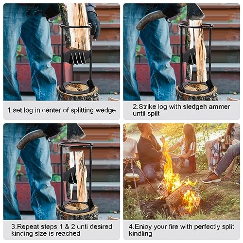 Wood Splitter, Firewood Kindling Splitter, Log Splitter Wood Splitter ...