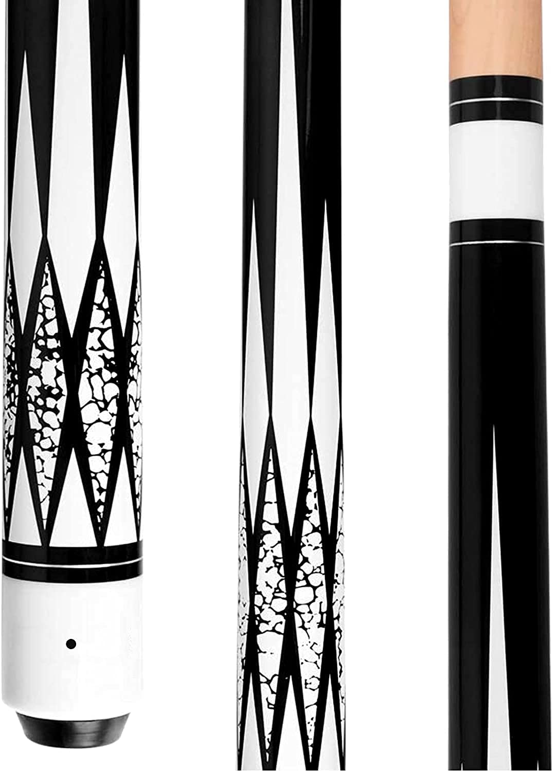 SamnuerlyPool Cues Billiard Cue Pool Cues Sticks,57 inch 1/2 Maple Pool Cue Stick Professional Commercial Wooden Cue Sticks Pool Sticks Superb a Pool Enthusiast,White
