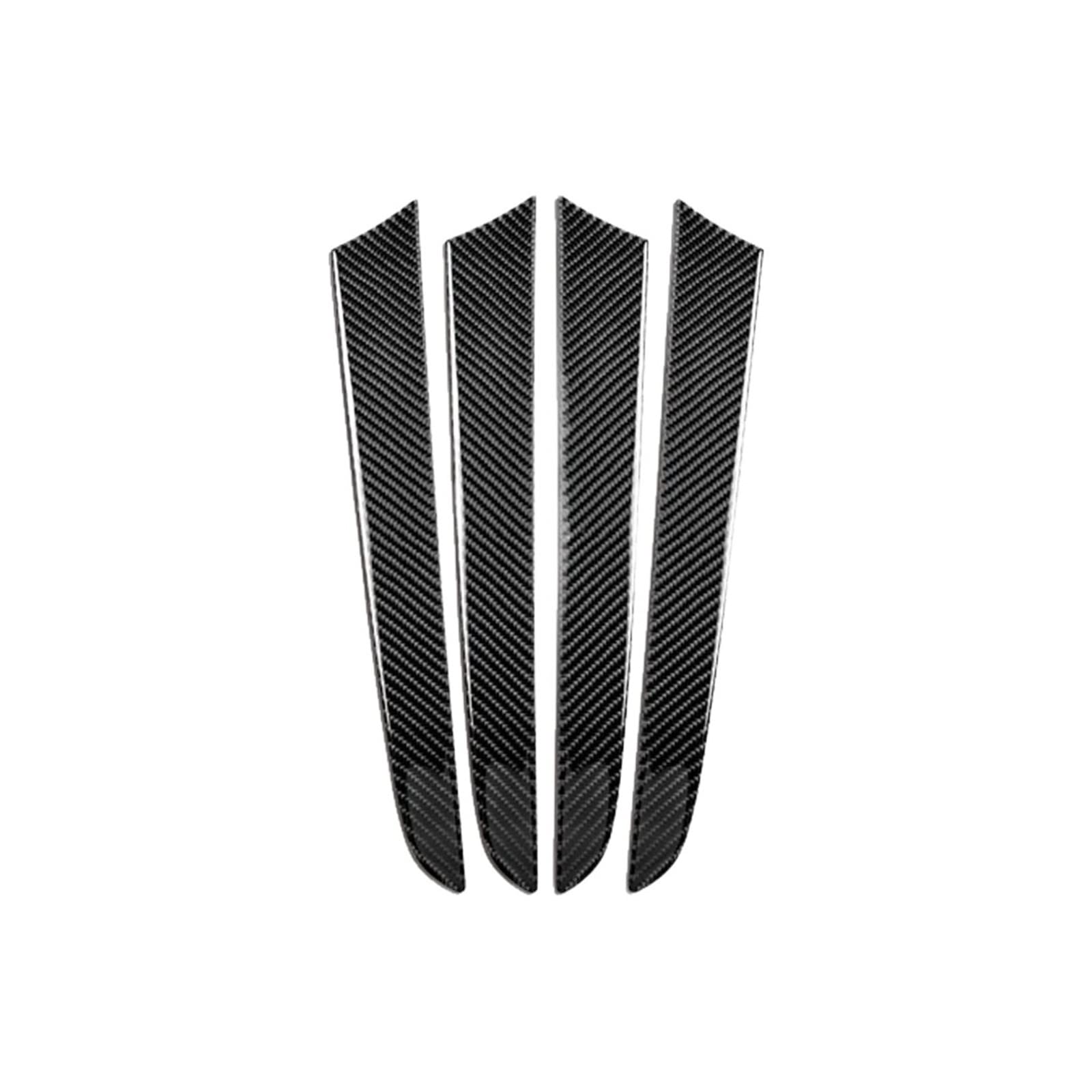 Pasuje do Audi Q5 B8 SQ5 8R 2010-2018 Panel wewnętrznych drzwi samochodu z włókna węglowego Wykończenie panelu naklejki Stylizacja Auto Akcesoria do przycinania Straż Zestawy naklejek