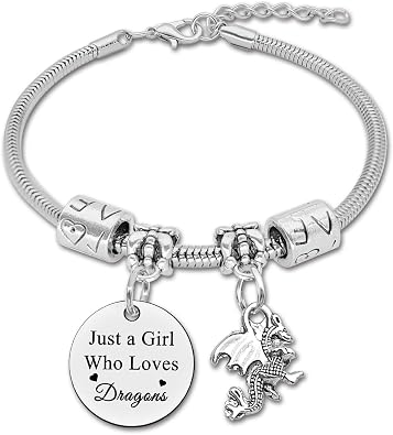 Animal Lover Gift Bracelet for Women Christmas Birthday Gift Ducks Dragon Koala Wolf Cow Gift for Girl Cow Bracelet Cow Lover Gift Equestrian Gift for Horse Lover Horses Jewelry Gift Wolf Lover Gift