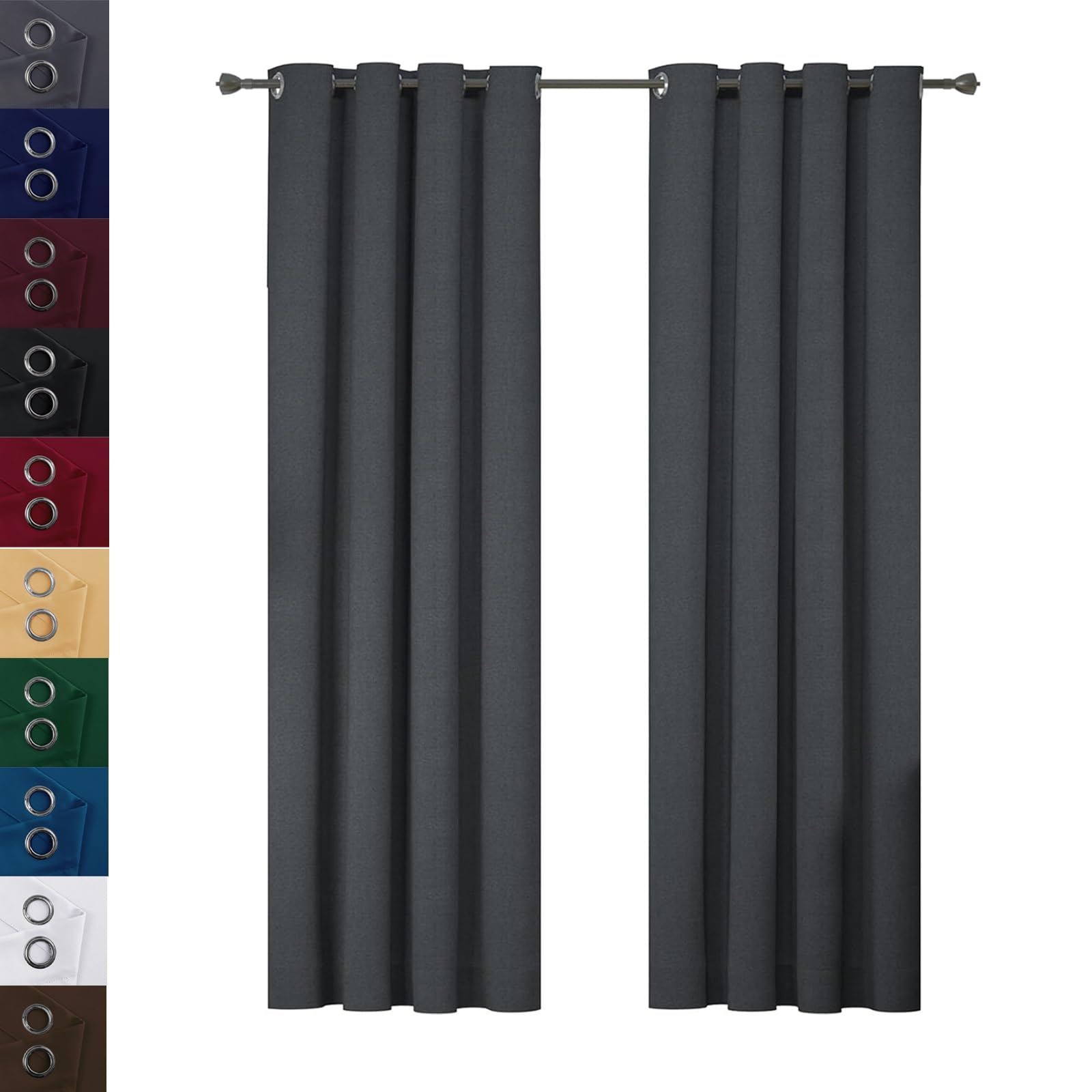 Rideau occultant isolation thermique anti froid 70 x 160 pour maison