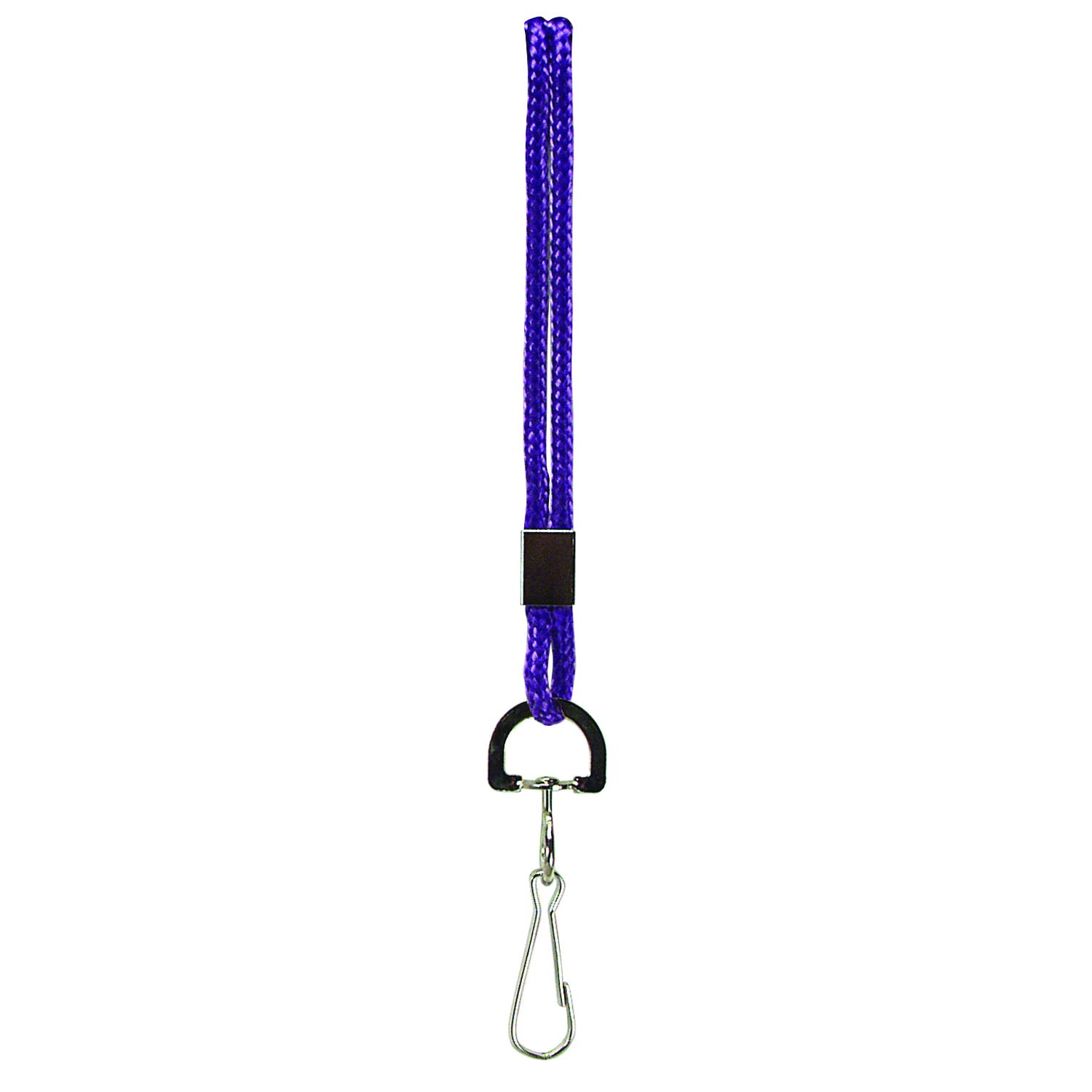 Baumgartens SICURIX Standard Lanyard Hook Rope Style, Purple, 18