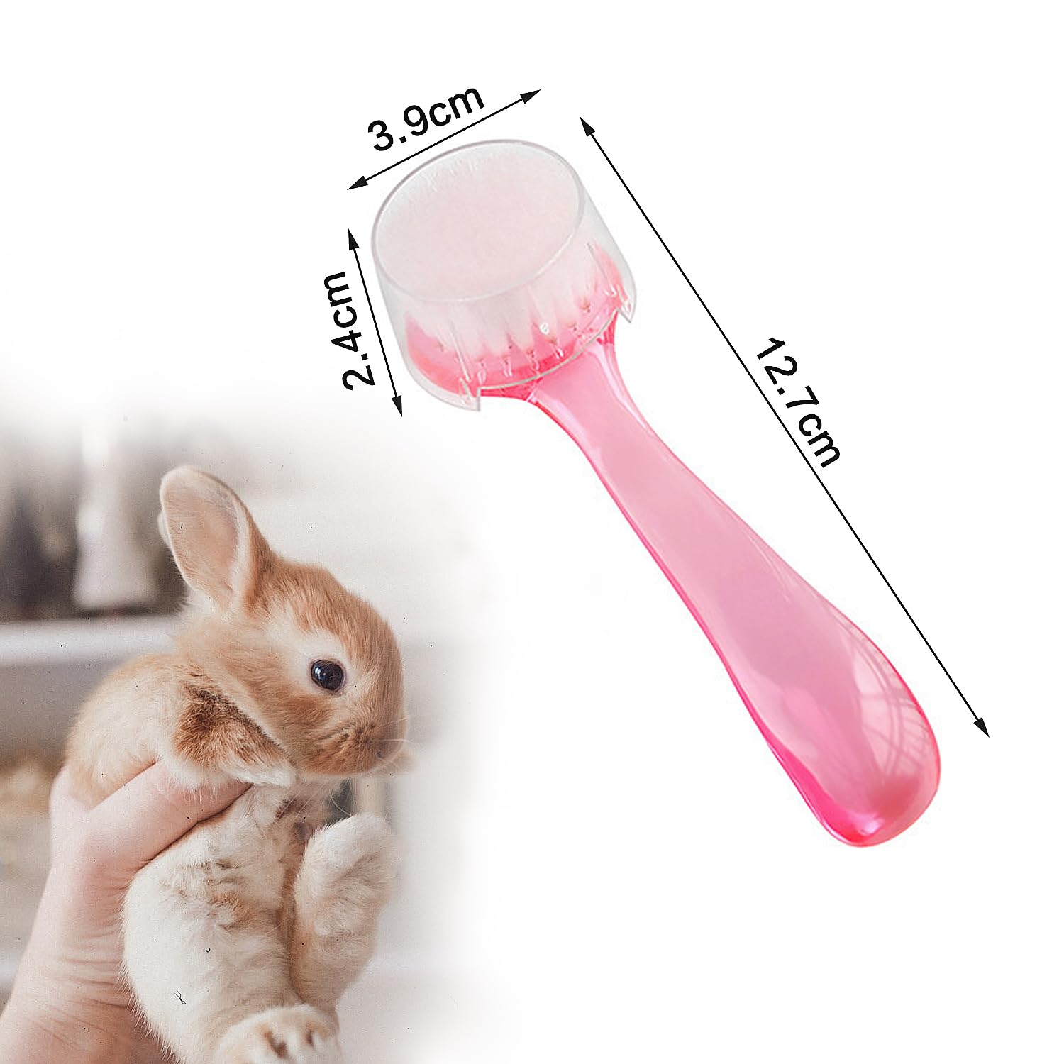 HAICN 2Pcs Pet Hair Comb Small Dogs Cat Cleaning Comb Pet Grooming Comb Eliminate Tomentose Undercoat Tangles for Long and Short Haired Pet - Image 2
