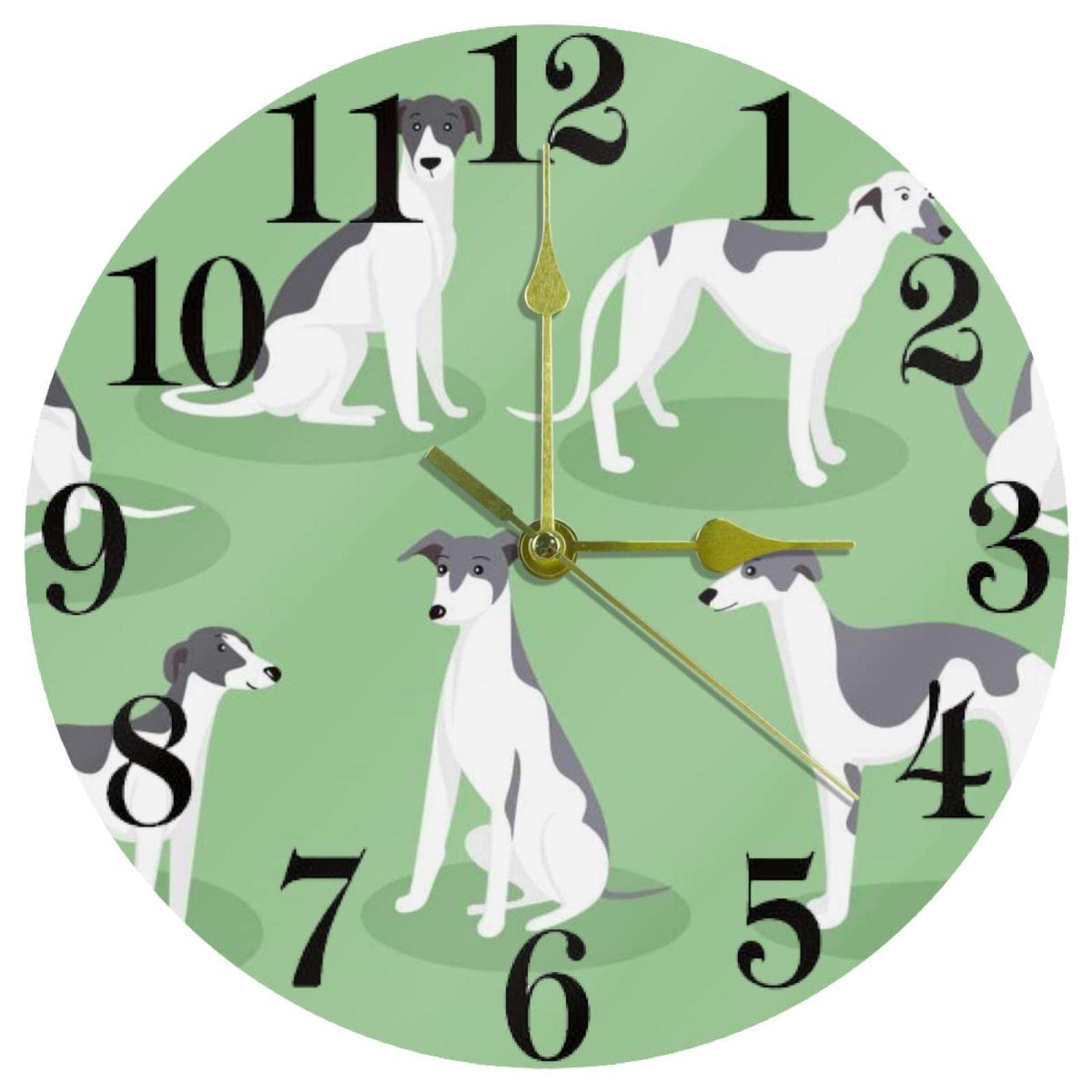 Horloge murale en forme de chien pour décorer la maison et la cuisine en douceur