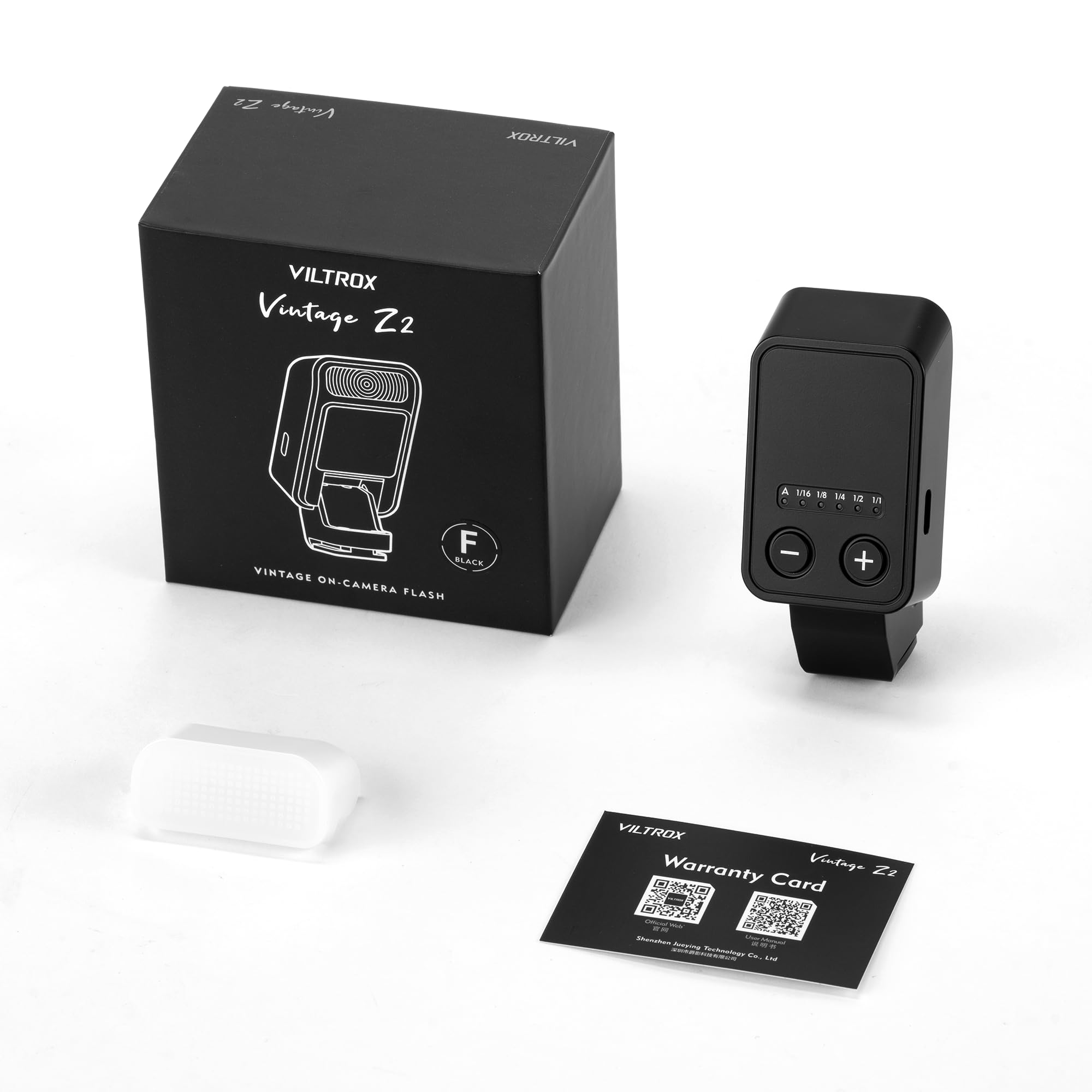 VILTROX Flash TTL Mini Retro per Fujifilm, Speedlite Tascabile Pieghevole, 10 Ws, USB-C Ricaricabile (Z2-F)