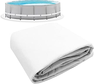 Perfin 12 Foot Round Pool Liner Pad for Above Ground Swimming Pools, Made of Durable Material - Prevents Punctures and Extends Life to The Liner