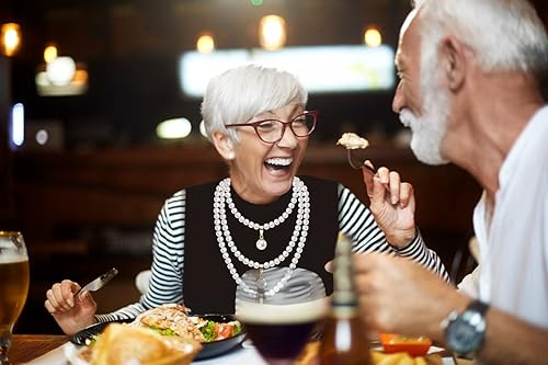 Miniatura 6 de Baberos para adultos Wentur para mujeres lavables impermeables para comer con recogedor de migas