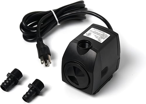 Miniatura 2 de Jebao WP-1200 sumergible, hidroponía, acuaponía, bomba de fuente 317gph, 20w