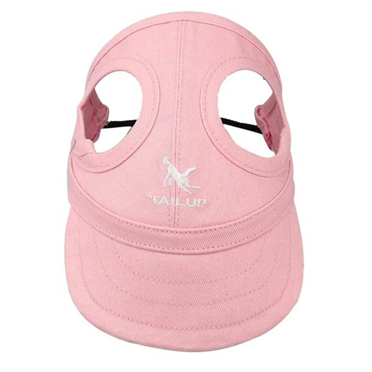 Pet Dog Hat Baseball Cap Windproof Travel Sports Sun Hats for Puppy Large Dogs (Pink, M)