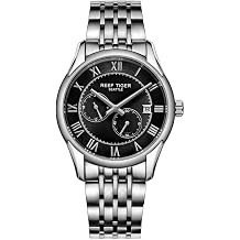 REEF TIGER Mens Business Watches for Hands Stainless Steel Automatic Analog Watches RGA165 RGA165-YBY