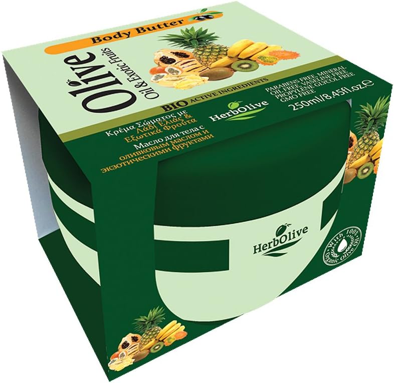 Olive Oil & Exotic Fruits Body Butter 8.45 Oz.