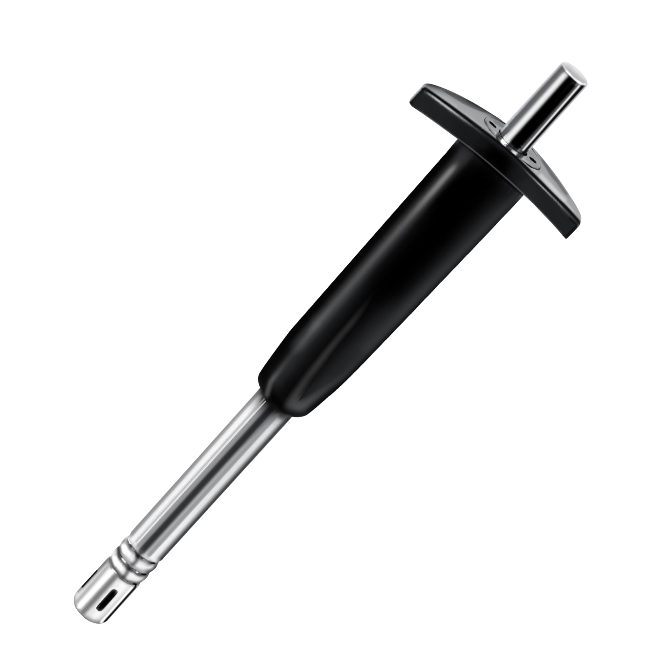 Storite Stainless Steel Gas Lighter | Long-Lasting, Rust-Proof & Unbreakable Gas Stove Lighter with Soft Long Grip for Kitchen, Home & Restaurants – Black