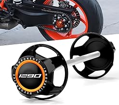 Modeer For K.TM 1290 SUPER DUKE GT 2016~2024 1290 Super Duke R/EVO ~ 2023 Fall Protection Rear Wheel Axle Fork Crash Slider Guard Accessories (Black/Orange)